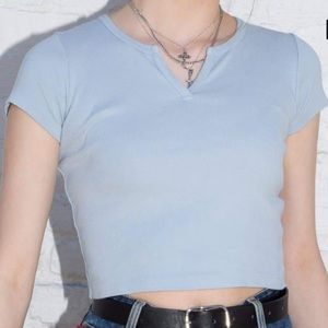 Brandy Melville Ashlyn V Notch top